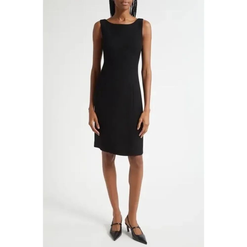 ✨Armani Collezioni Silk Pencil Grey Sz 46 Dress✨